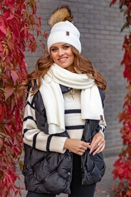 Vivisence 7042 Nakrycie głowy czapka, ecru