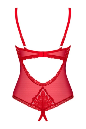Obsessive Chilisa teddy Body sexy, czerwony