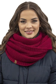 Vivisence 7014Kmpl Komplet czapka+komin, bordowy