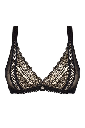 Obsessive Estiqua bra Biustonosz braletka, czarny