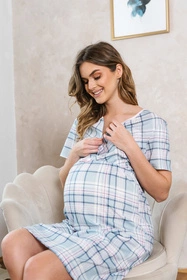 Italian Fashion Emilly kr.r. Nocna koszula, druk