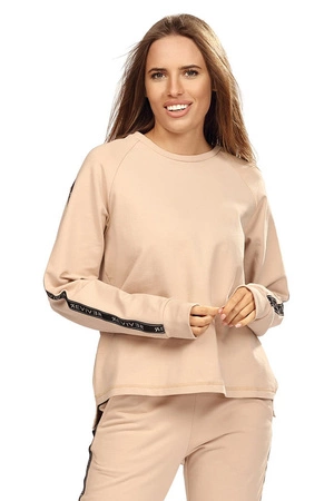 Reviver F5593 Bluza nierozpinana, beżowy