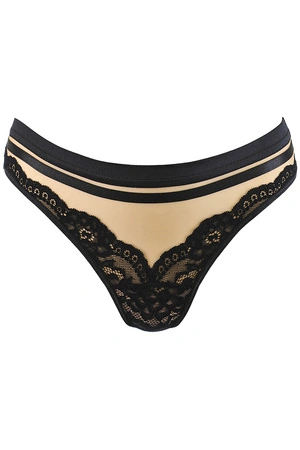 Axami V-11815 Majtki brazyliany, czarno-beżowy