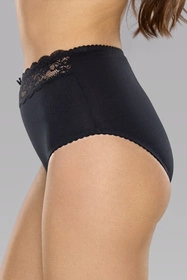 Mitex Eva 3-pak Majtki wysokie figi, czarny