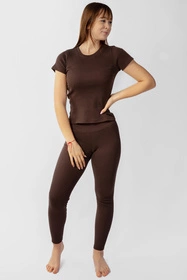 Dkaren Halima-Le Legginsy klasyczne, czekolada