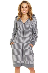 Doctor Nap SMZ.5246 Nocna szlafrok, dark grey