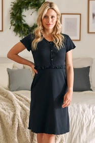 Doctor Nap TCB.4543 Nocna koszula, black