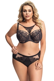 Gorsenia K678 Ravenna Majtki figi, czarny