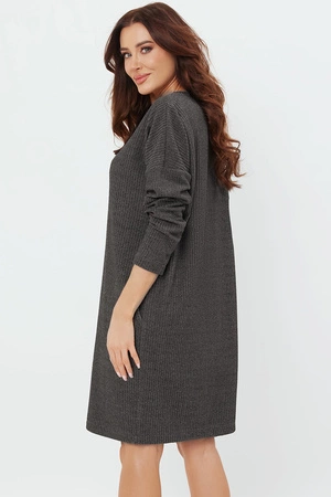 Italian Fashion Avira tunika dł.r. Sukienka homewear, c.melanż