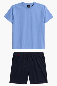 Atlantic NMP-379 Nocna piżama, niebieski/grafit