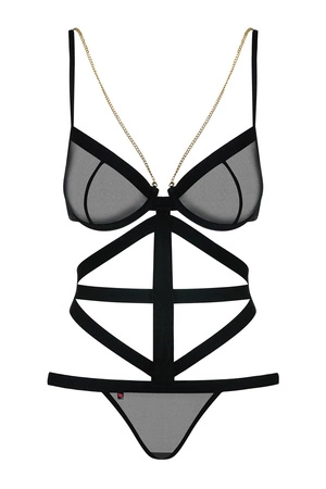 Obsessive Bondy teddy Body sexy, czarny