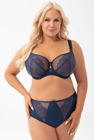 Gorsenia K911 Narcisa Majtki figi, granatowy