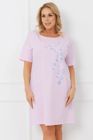 Italian Fashion Erula kr.r. Nocna koszula, róż
