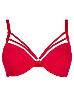 Axami V-7011 Breva Biustonosz push-up, czerwony