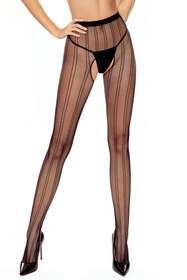 Passion TiOpen 033 Wyrób pończoszniczy rajstopy, black