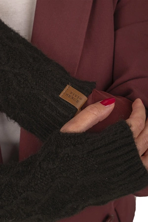 Vivisence 7216 Rękawiczki dzianinowe, czarny