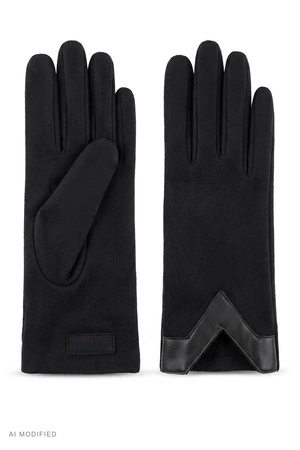 Vivisence 7222 Rękawiczki dzianinowe, black