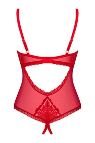 Obsessive Chilisa teddy Body sexy, czerwony