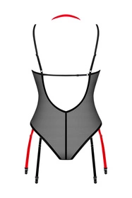 Obsessive Glandez teddy Body sexy, czarny