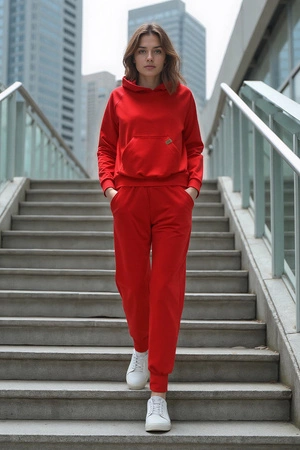 Vivisence 9203kmpl Komplet bluza+spodnie, czerwony