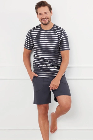 Italian Fashion Bert kr.r. kr.sp. Nocna piżama, grafit