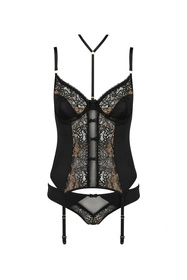 Casmir Divine corset Gorset sexy, black