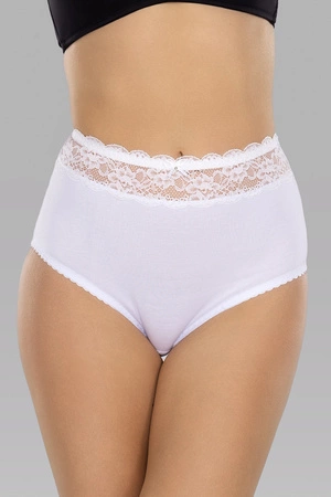 Mitex Eva 3-pak Majtki wysokie figi, biały