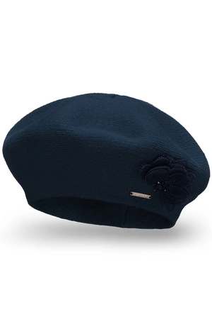 Vivisence 7036 Nakrycie głowy beret, granatowy