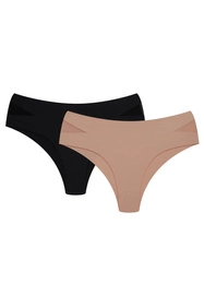 Henderson Finau 43672 2-pak Majtki figi, black/brown