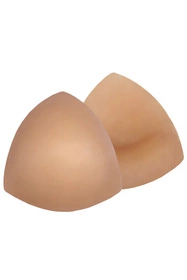 Julimex WS-28 wkładki piankowe obustronnie klejone bikini push up Akcesoria do biustonosza wkładki, beżowy