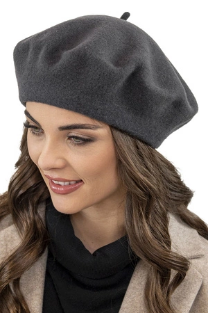 Vivisence 7073 Nakrycie głowy beret, ciemnoszary
