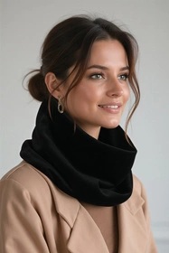 Vivisence 7109 Szalik lub apaszka komin, czarny