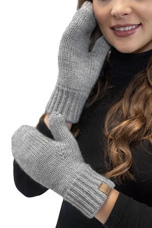 Vivisence 7015 Kmpl+R Komplet czapka+szalik+rękawiczki, jasnoszary