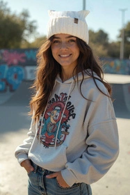 Vivisence 70117 Nakrycie głowy czapka, ecru