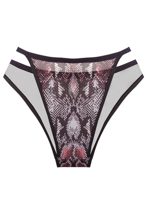 Unikat Zuma Majtki stringi, czarny-wzór