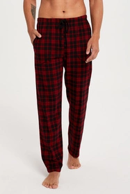 Italian Fashion Zeman dł.sp. Nocna spodnie, druk/czerwony