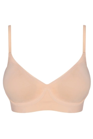 Julimex Simple T-shirt bra Biustonosz braletka, beżowy