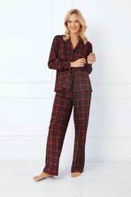 Italian Fashion Nicola dł.r. dł.sp. Nocna piżama, druk/czerwony