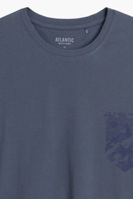 Atlantic NMP-410 Nocna piżama, niebieski/granat
