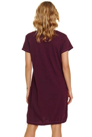 Doctor Nap TCB.9504 Nocna koszula, burgundy