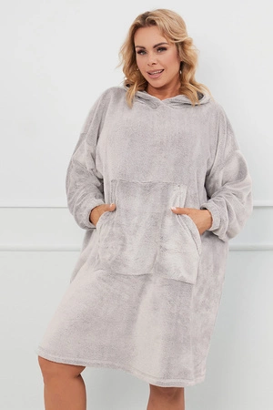 Italian Fashion Forio dł.r. Nocna szlafrok, szary