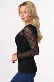 Babell Meredith Koszulka z długim rękawem, czarny