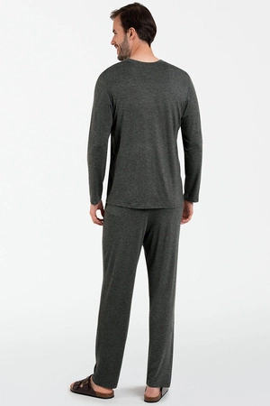 Italian Fashion Amigo dł.r. dł.sp. Nocna piżama, c.melanż