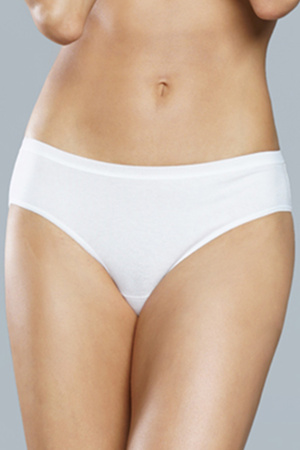 Italian Fashion Ibiza midi Majtki figi, bia�y