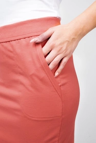 Italian Fashion Karina mini Spódnica dresowa, koral