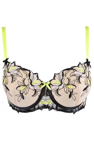 Axami V-10151 Biustonosz push-up, beżowo-czarny