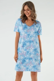 Italian Fashion Kaweri kr.r. Nocna koszula, druk/niebieski