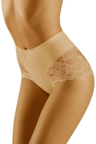 Wol-Bar Slimea 3-pak Majtki wysokie figi, beżowy