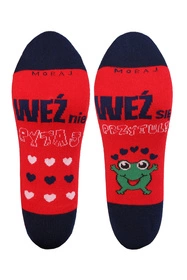 Moraj CSL200-904 Skarpety za kostkę, red