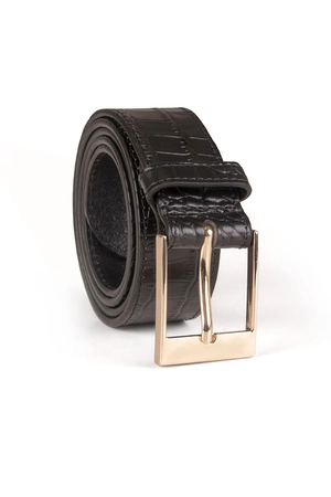 Vivisence P0002 Pasek skórzany, black